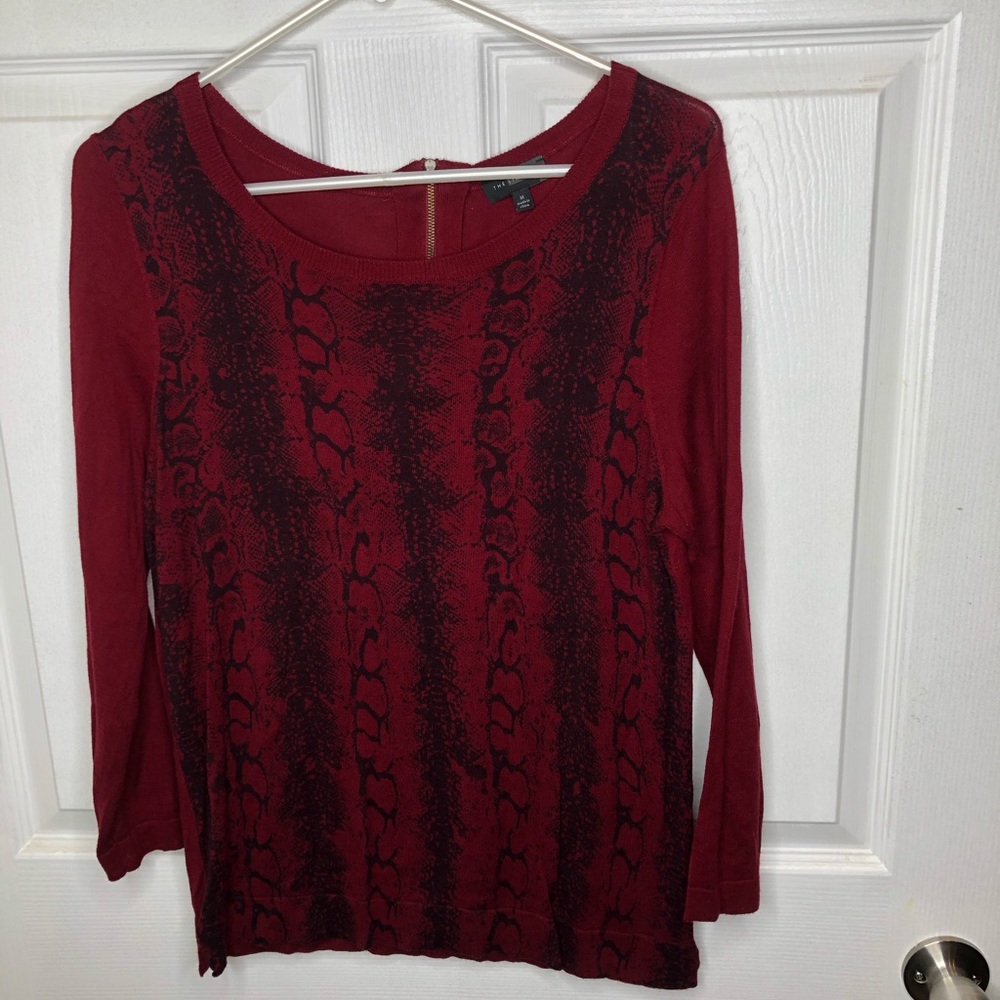 Long sleeve snake print